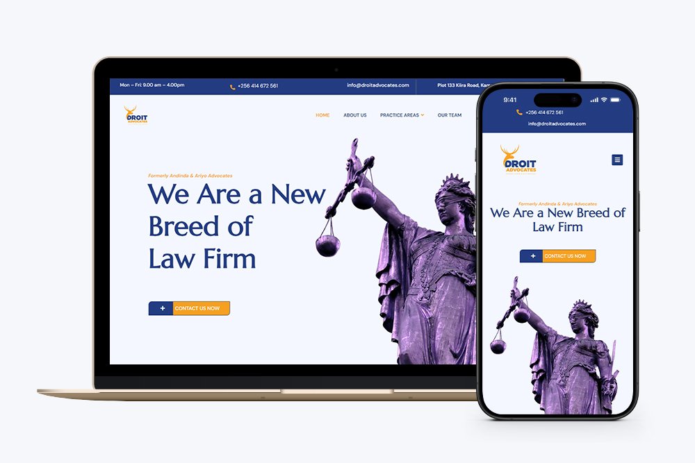 droit advocates- webkep website design portfolio client projects
